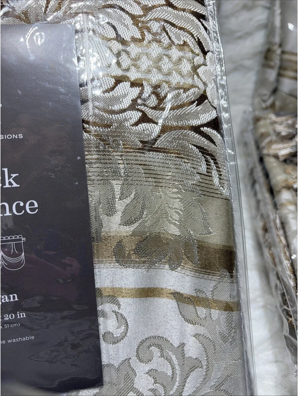 4 New Tuck Valances  Home Expressions By JC Penney - Regan 54in X 20in
